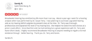 Yelp Review - Broadwater Hearing Care